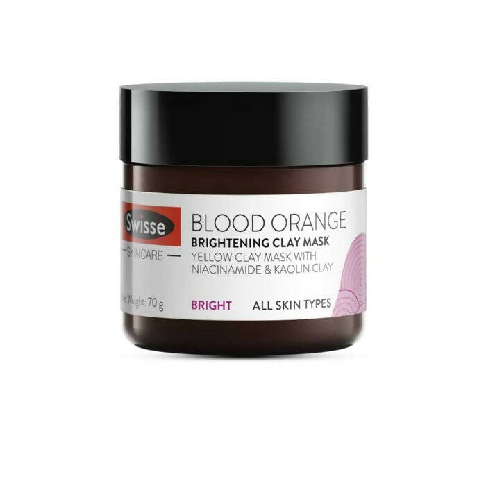 Swisse Blood Orange Brightening Clay Mask With Vitamin C - Distacart