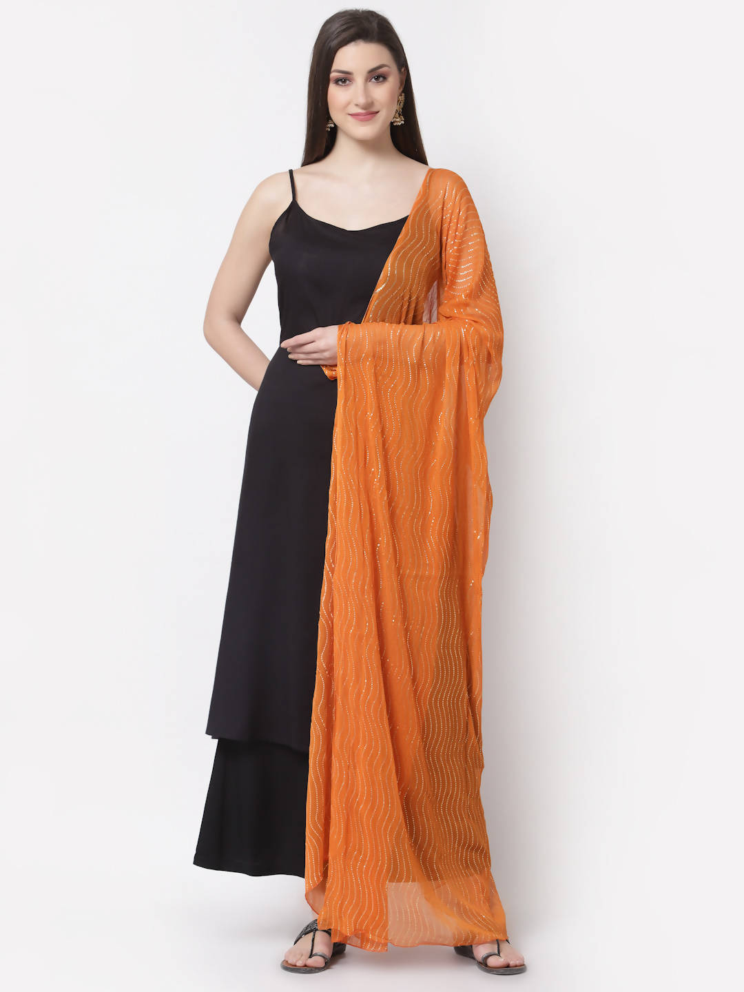 Myshka Trendy Stylish Rayon Square Neck Sleeveless Kurta Palazzo Dupatta Set - Distacart