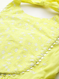 Thumbnail for Ahalyaa Women's Traditional wear Dress - Yellow - Distacart