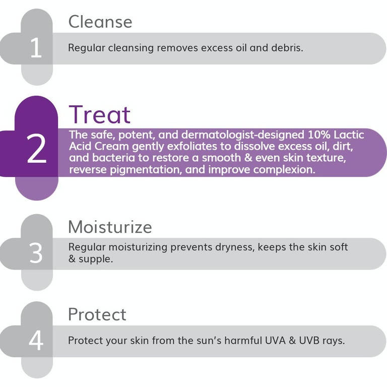The Derma Co 10% Lactic Acid Cream for Dullness & Pigmentation