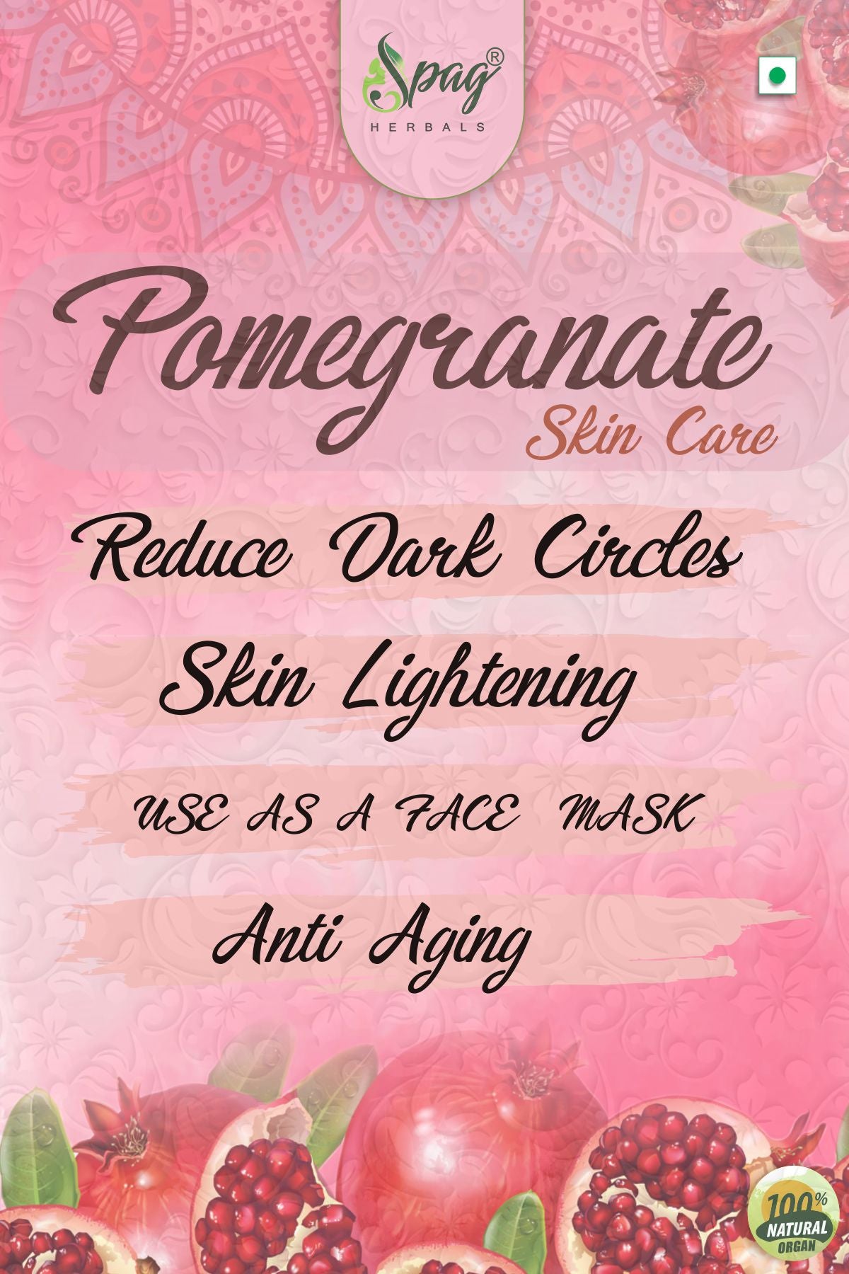 Spag Herbals Premium Pomegranate Powder - Distacart