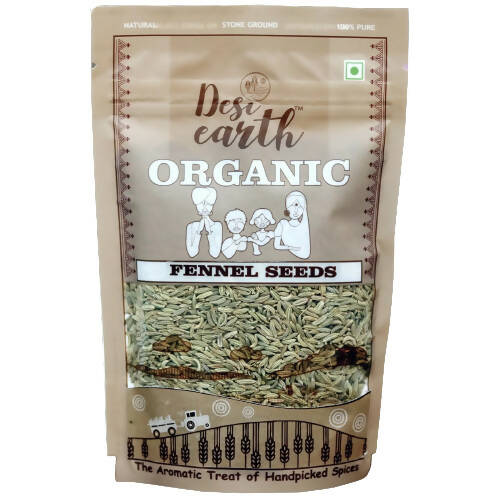 Desi Earth Organic Fennel Seeds - Distacart