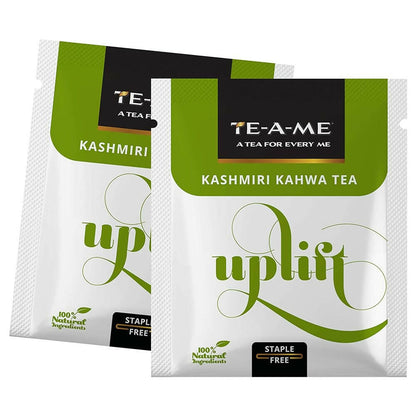 TE-A-ME Uplift Kashmiri Kahwa Natural Green Tea Bags - Distacart
