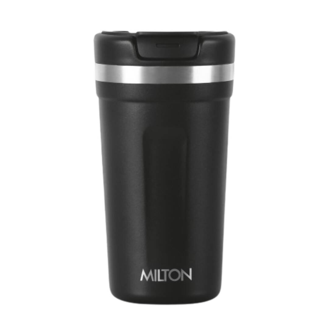Milton Corral Thermosteel Insulated Coffee Mug Tumbler - 400ml (Black) - Distacart