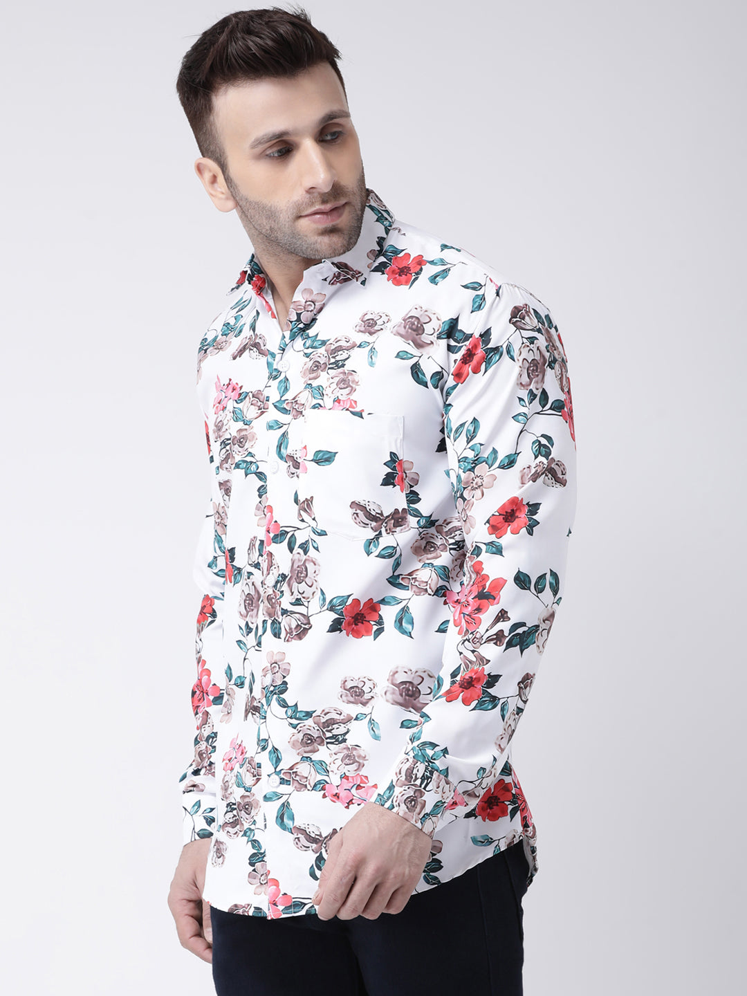 RIAG Multi color Men's Full Sleeves Printed Shirt - Distacart