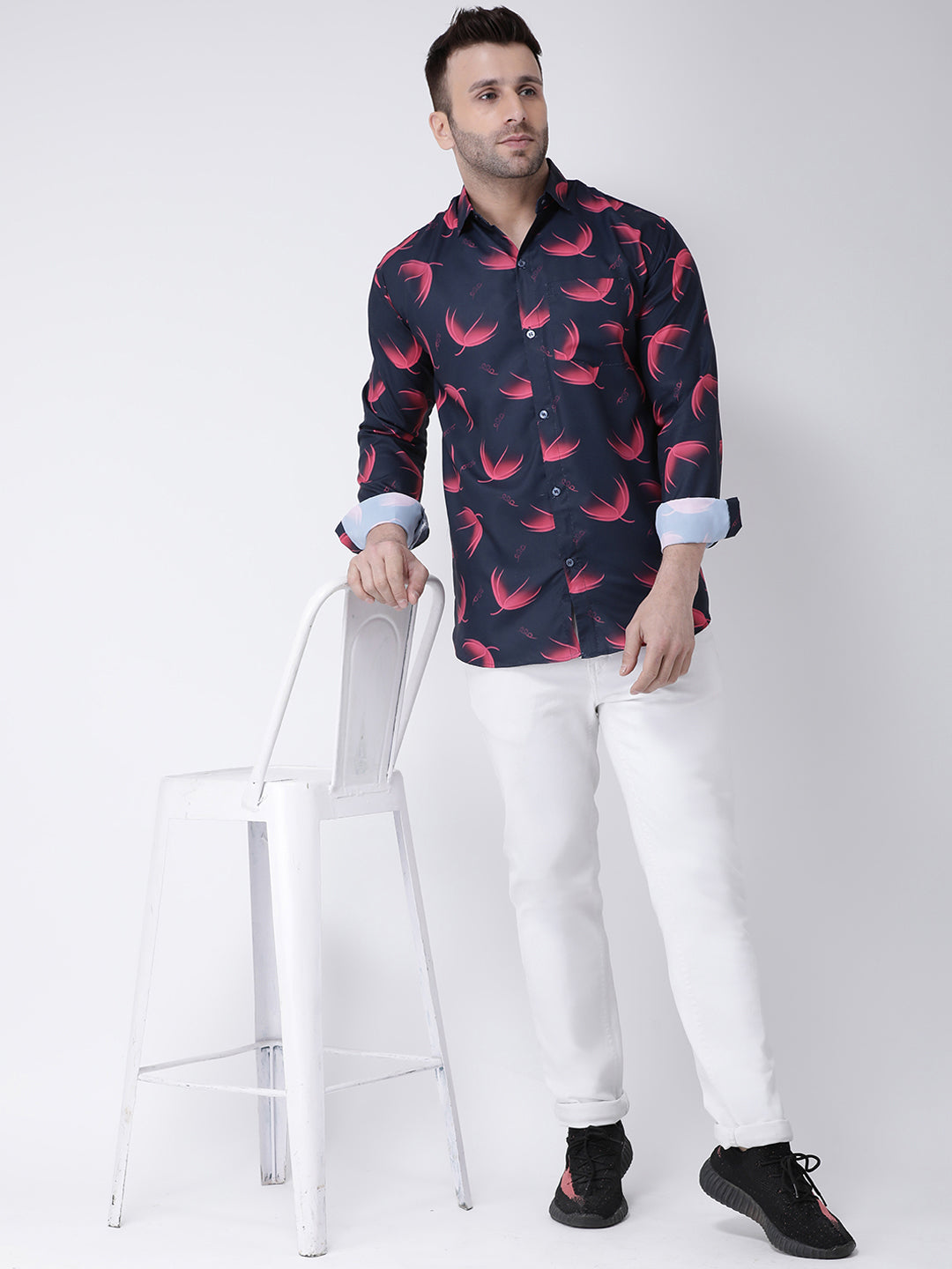 RIAG Multi color Men's Full Sleeves Printed Shirt - Distacart