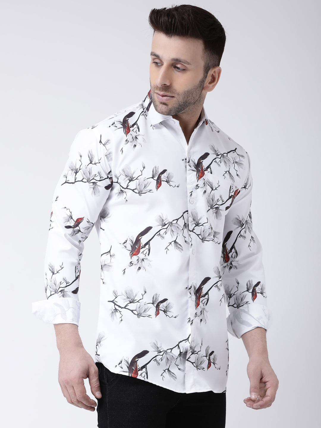RIAG Multi color Men's Full Sleeves Printed Shirt - Distacart