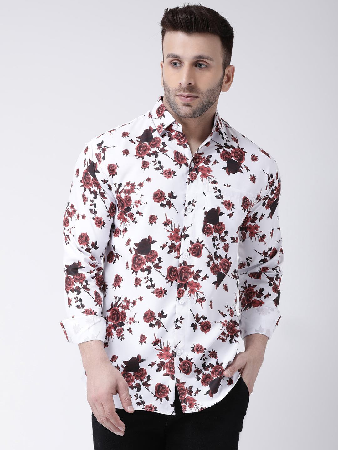 RIAG Multi color Men's Full Sleeves Printed Shirt - Distacart