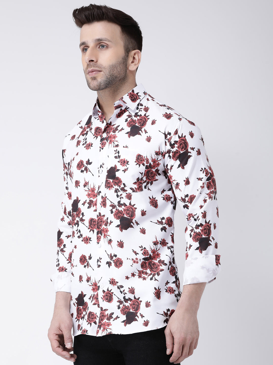 RIAG Multi color Men's Full Sleeves Printed Shirt - Distacart