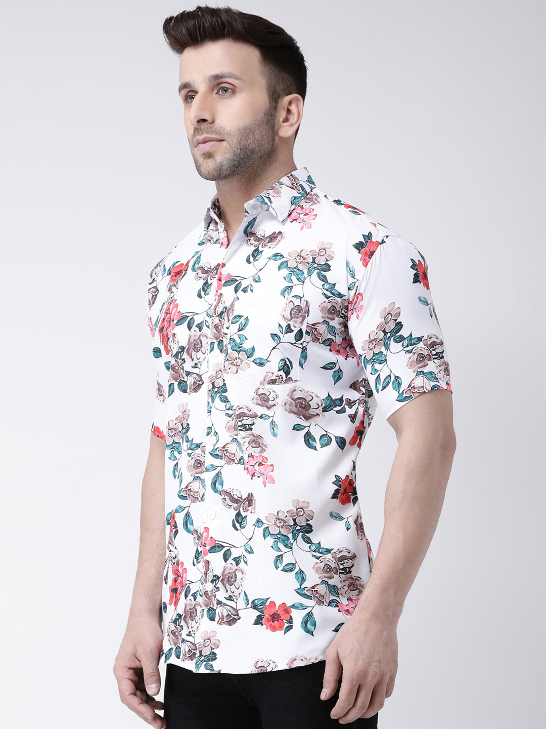 RIAG Multi color Men's Half Sleeves Printed Shirt - Distacart