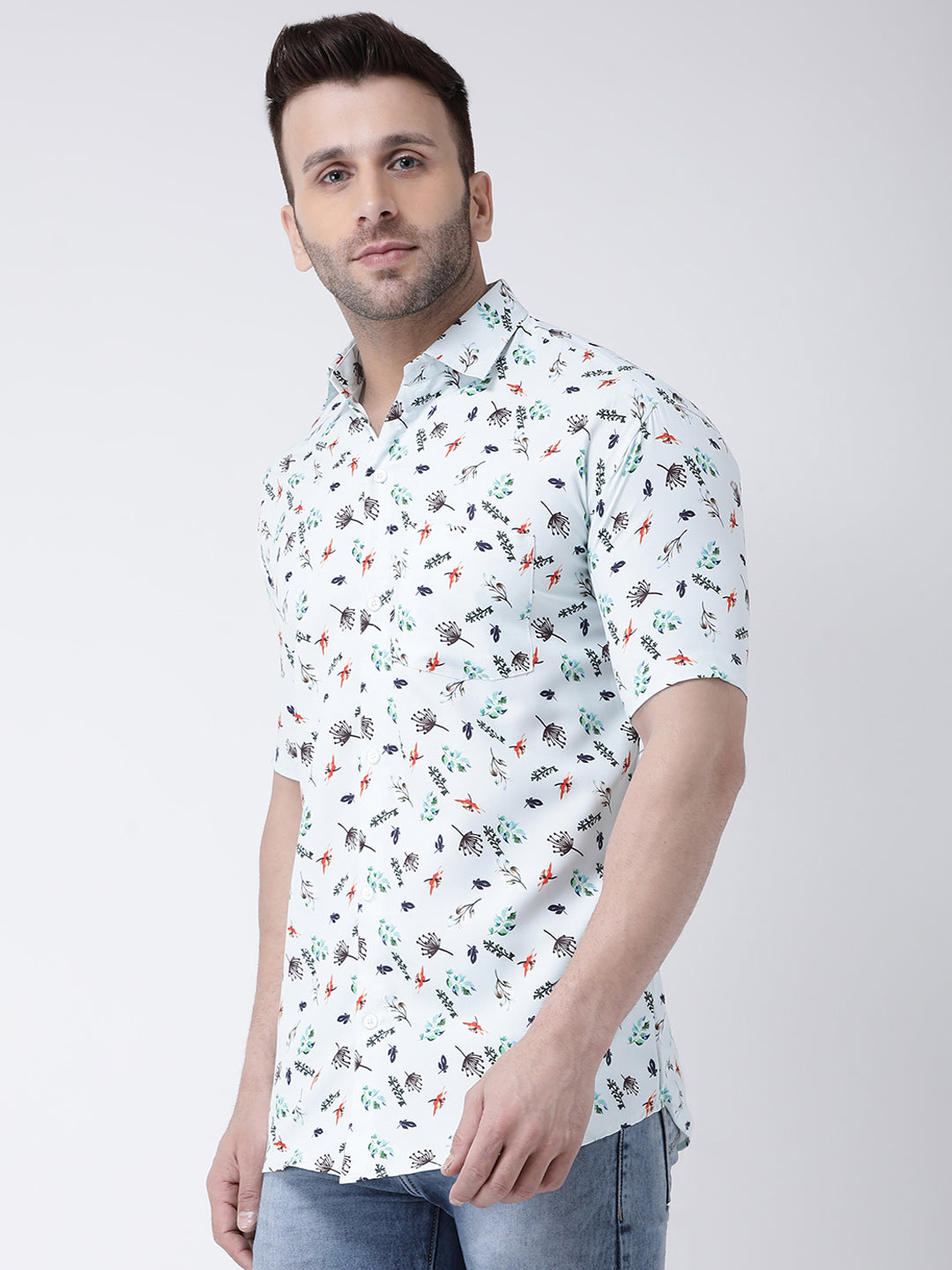 RIAG Multi color Men's Half Sleeves Printed Shirt - Distacart
