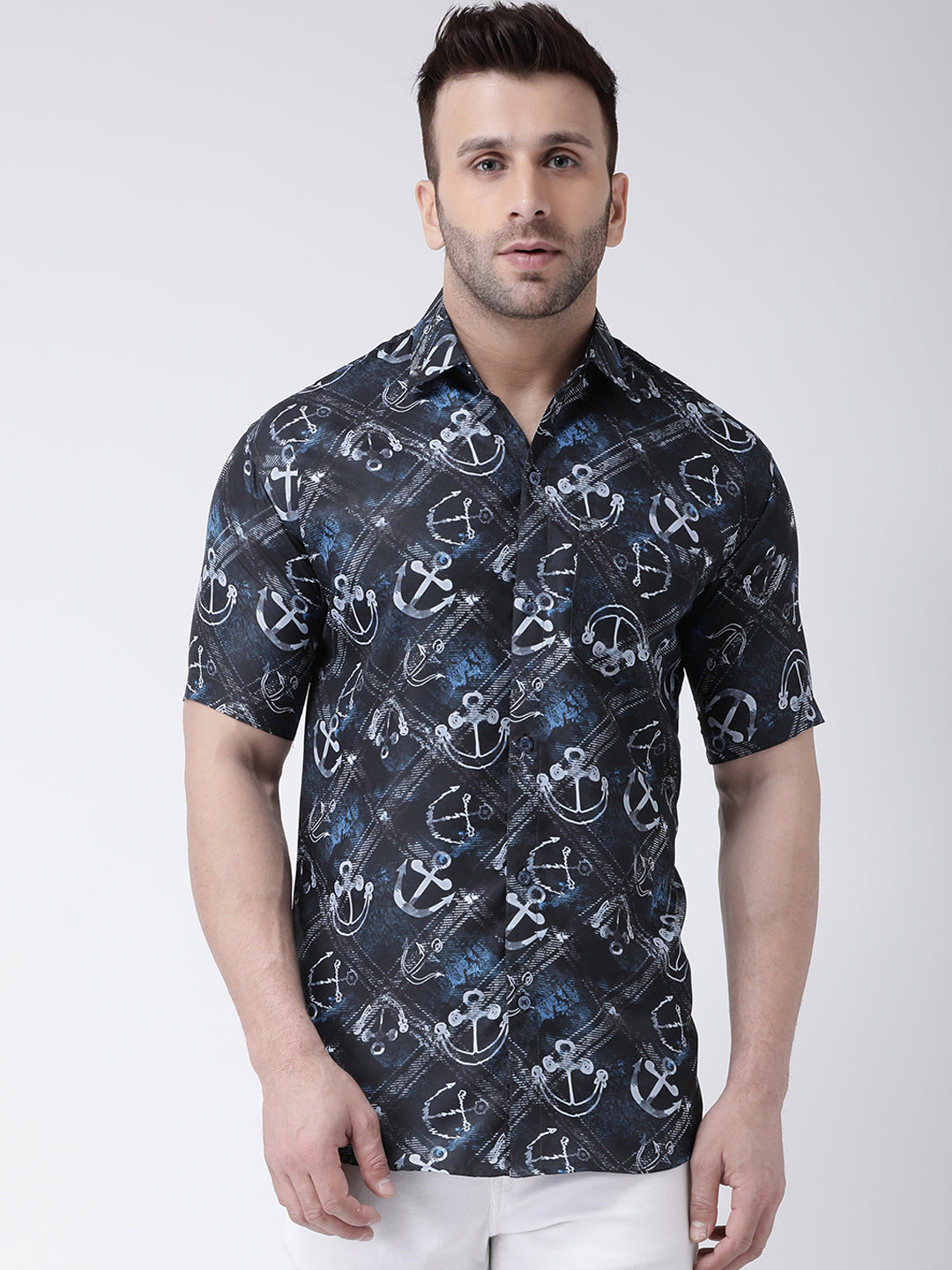 RIAG Multi color Men's Half Sleeves Printed Shirt - Distacart
