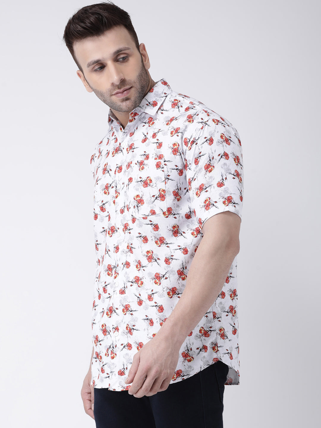 RIAG Multi color Men's Half Sleeves Printed Shirt - Distacart