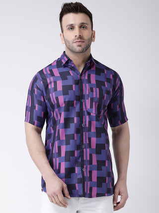 RIAG Multi color Men's Half Sleeves Printed Shirt - Distacart