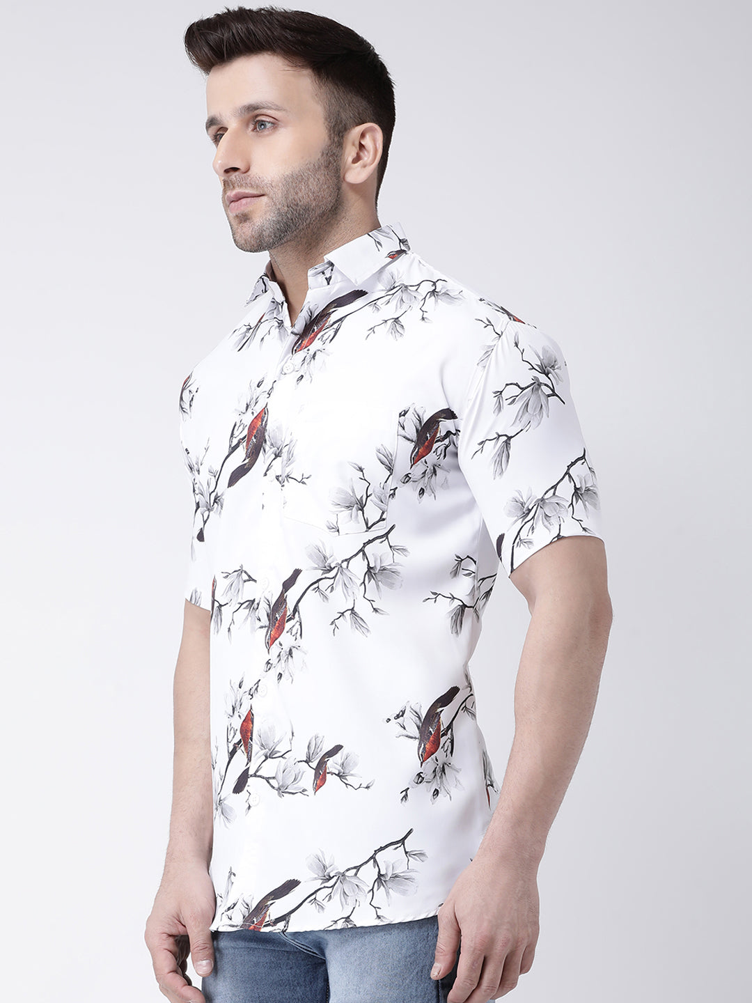 RIAG Multi color Men's Half Sleeves Printed Shirt - Distacart