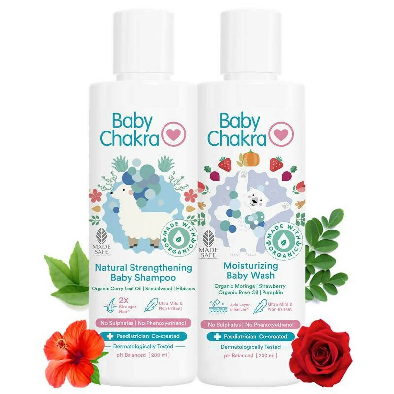 BabyChakra Baby Wash & Baby Shampoo Combo - Distacart