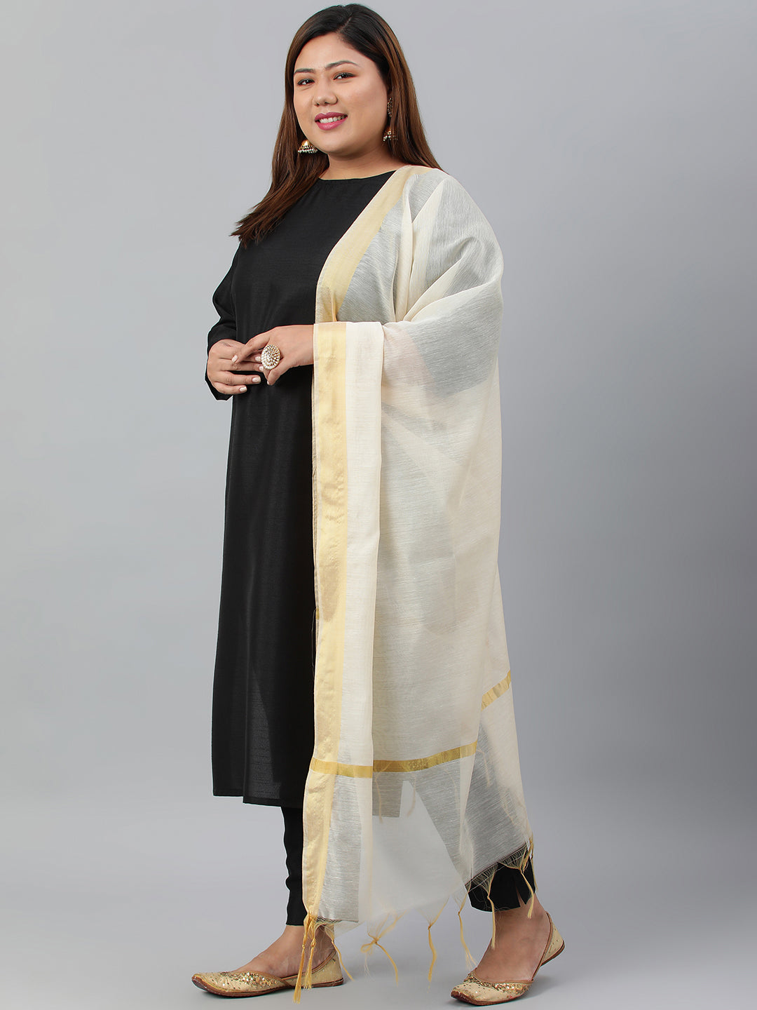 Janasya Women's Black Poly Silk Straight Casual Kurta Set - Distacart