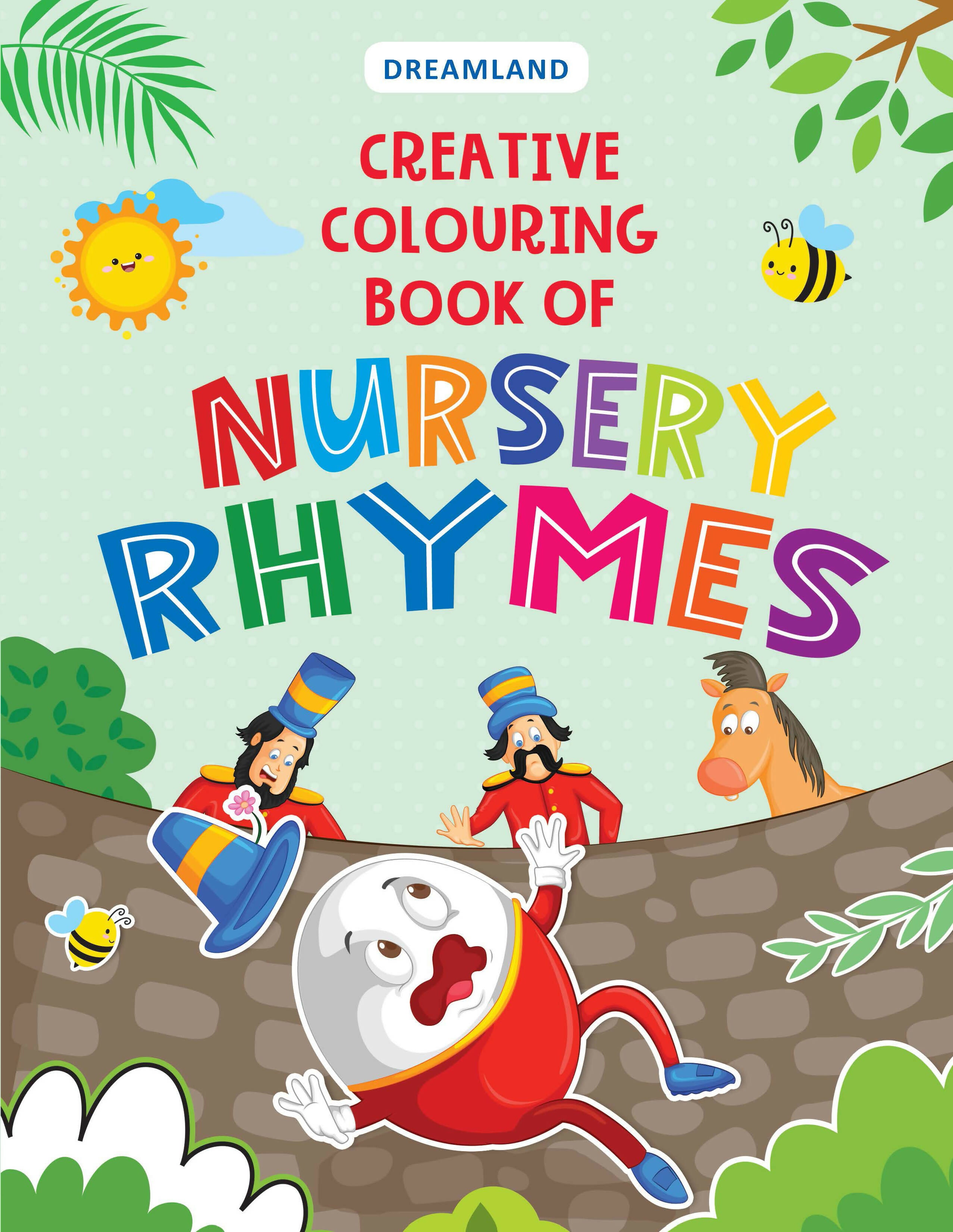 Dreamland Creative Colouring Book - Nursery Rhymes - Distacart