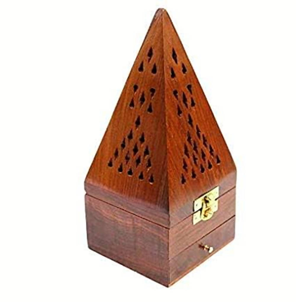 Collectibles India Wooden Incense Stick Pyramid Box - Distacart