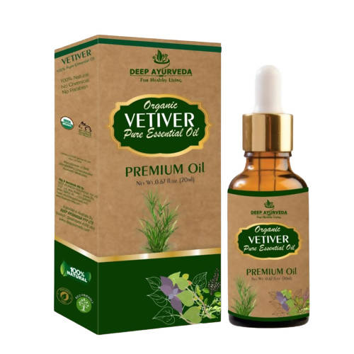 Deep Ayurveda Vetiver Pure Essential Oil - Distacart