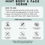 Thumbnail for Organicos Mint Face & Body Scrub - Distacart