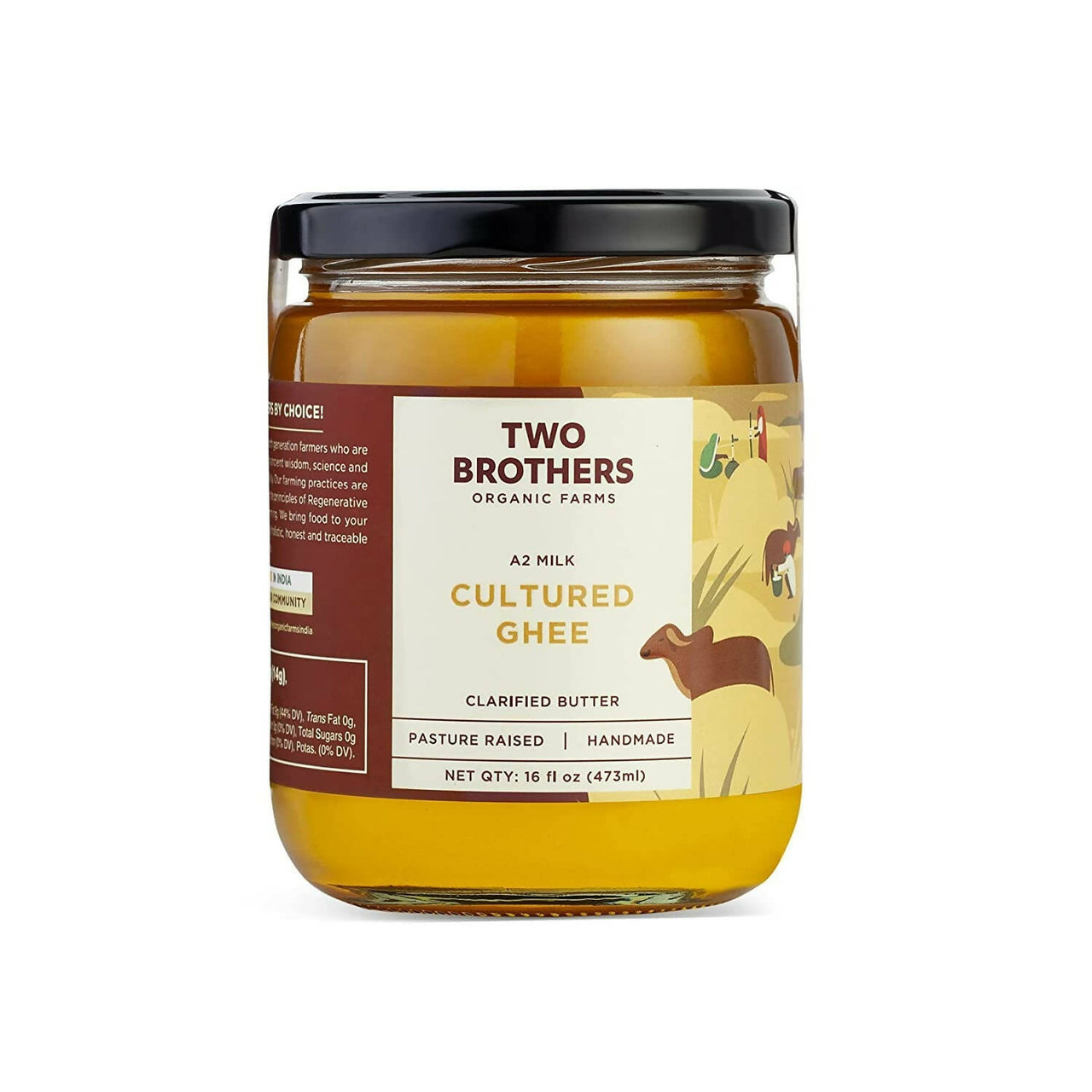 Two Brothers Organic Farms - A2 Ghee Cultured Cow Desi Ghee - Distacart