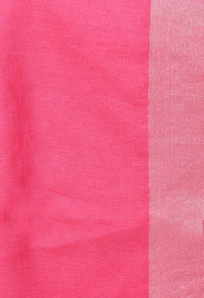 Mominos Fashion Moeza Pure Linen Black Saree