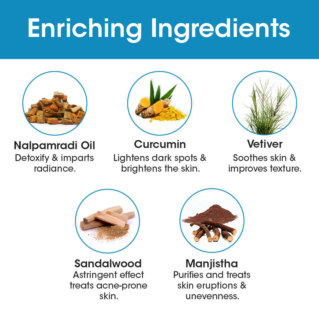 TAC - The Ayurveda Co. Nalpamaradi Glow Oil for Brightening and Glowing Skin with Peepal & Curcumin, for Women & Men - Distacart