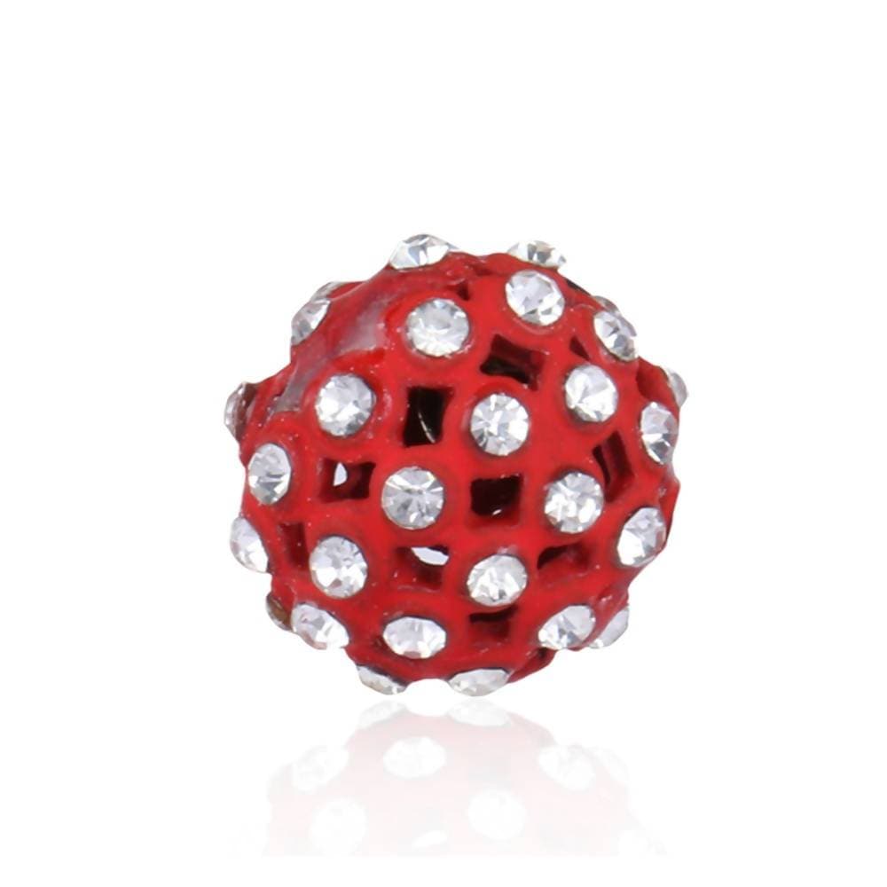 Trendoo Jewelry Gold Plated Stylish Fancy Red Studs