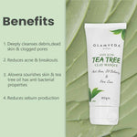 Thumbnail for Glamveda Tea Tree Anti Acne Mud Mask - Distacart