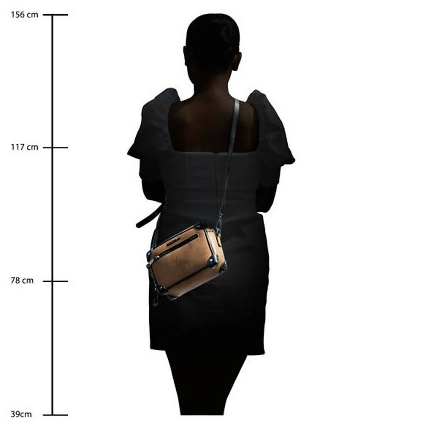 Colorbar Pouch The Classic Crossbody - Tan - Distacart