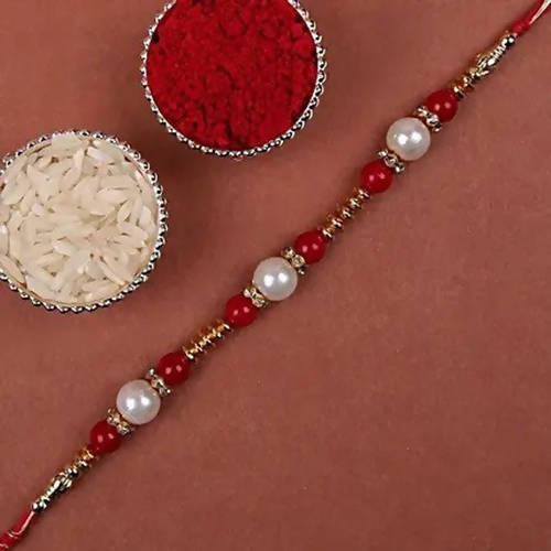 Single Pearl Rakhi 