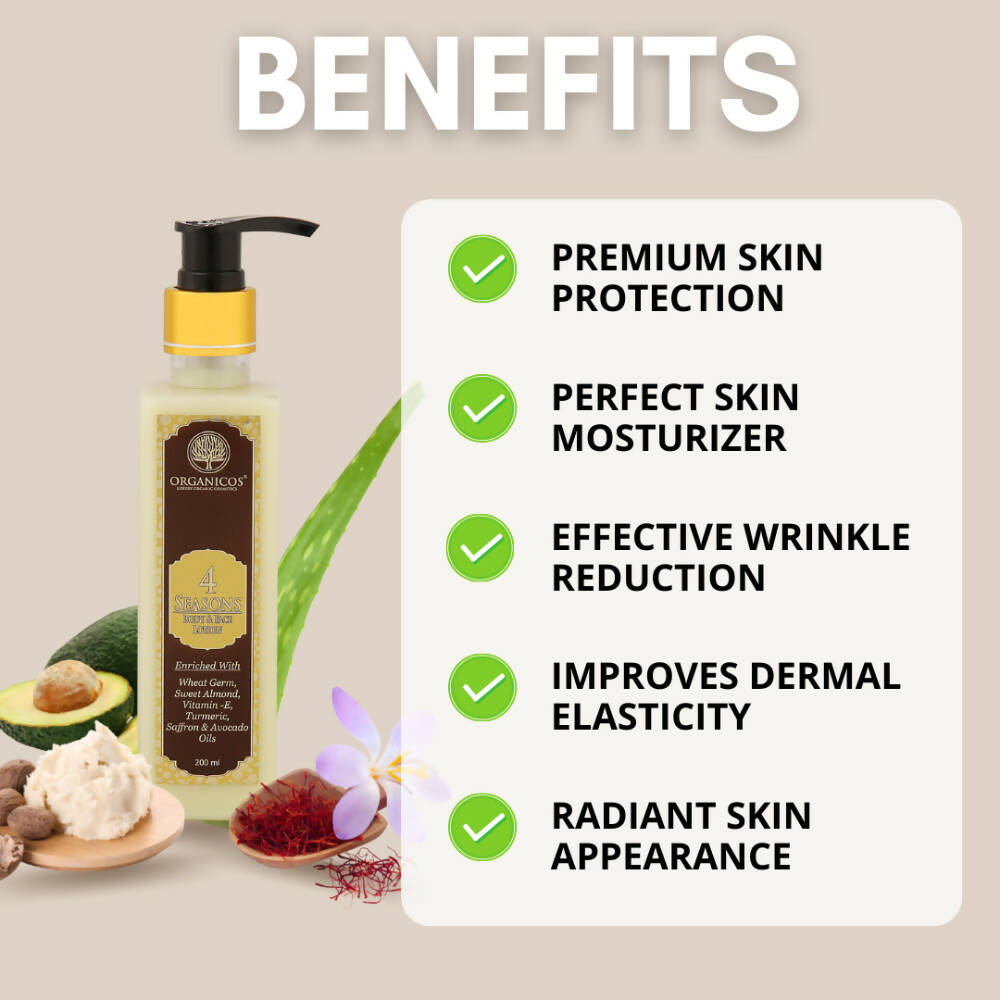Organicos 4 Seasons Body & Face Lotion - Distacart