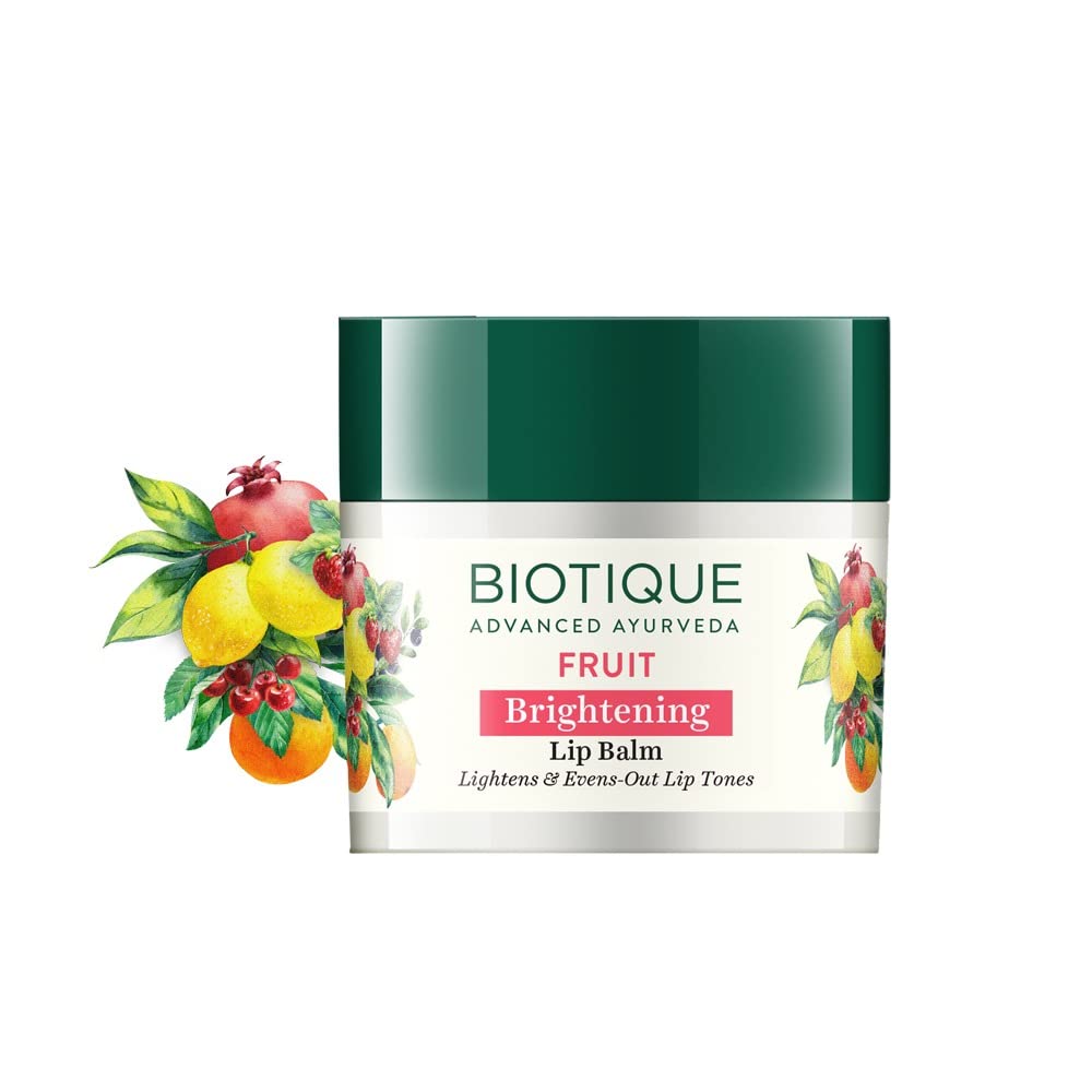 Biotique Advanced Ayurveda Bio Fruit Whitening Lip Balm - Distacart