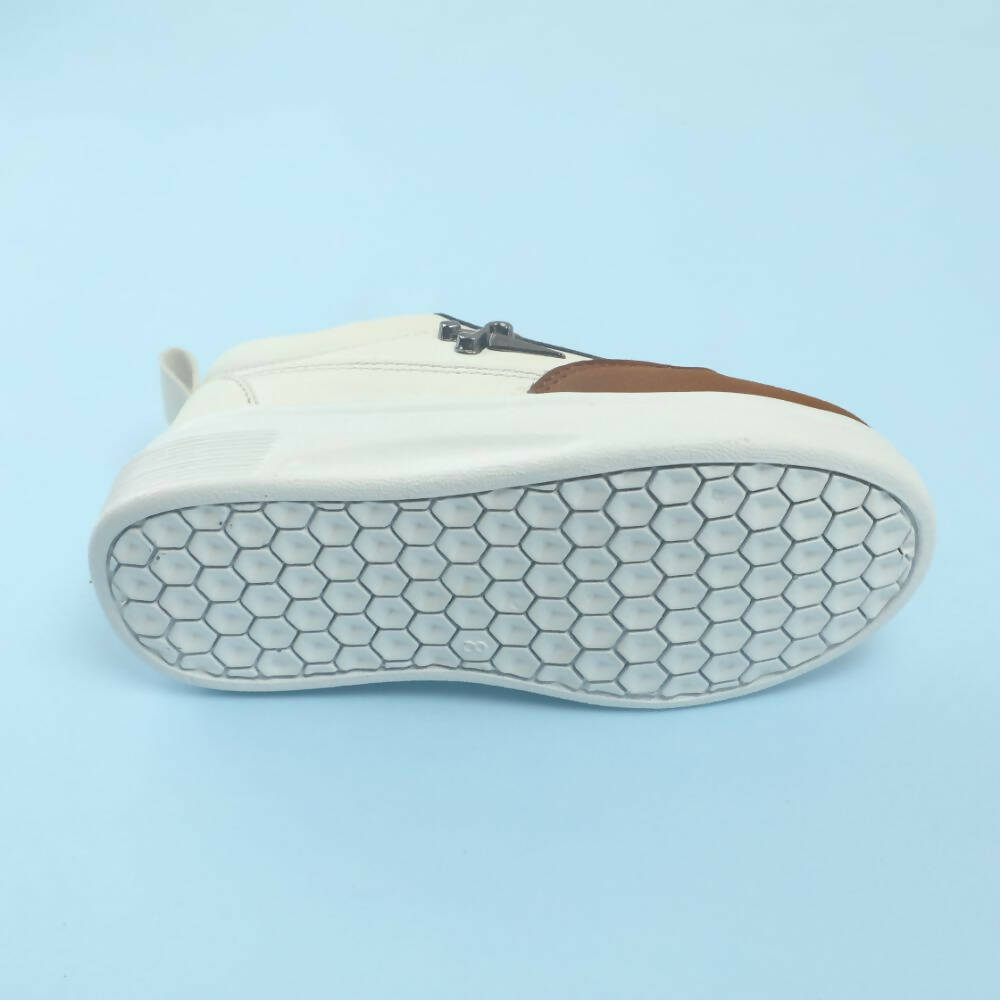 Tiny Bugs Boys Lace Up Casual Shoes - Brown - Distacart