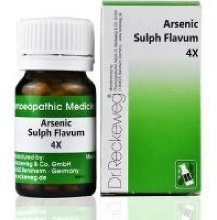 Dr. Reckeweg Arsenic Sulph Flavum Trituration Tablets - Distacart