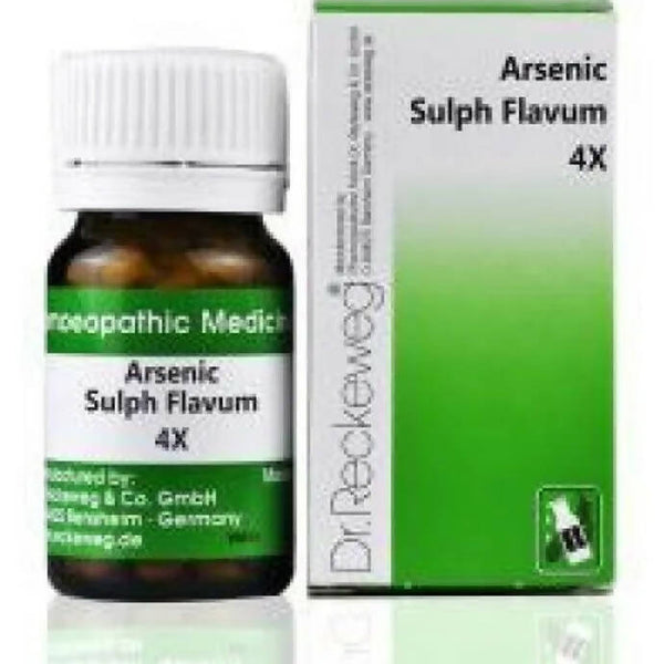 Dr. Reckeweg Arsenic Sulph Flavum Trituration Tablets - Distacart