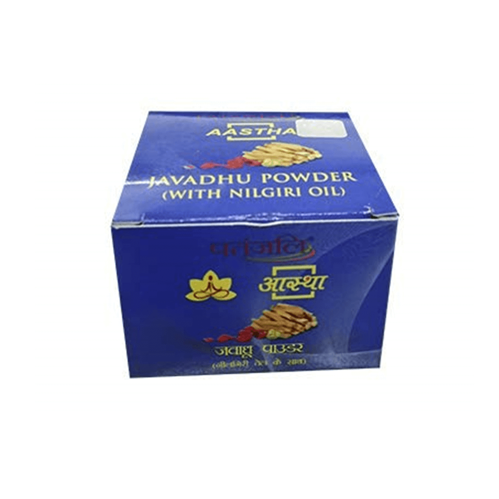 Buy Patanjali Aastha Javadhu Powder with Nilgiri Oil Online at