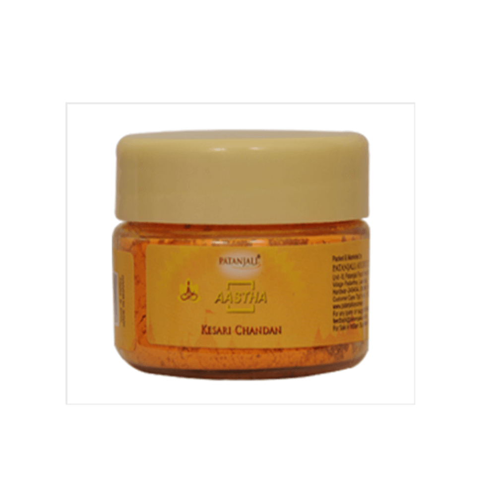 Buy Patanjali Aastha Kesari Chandan 25 gm Online at Best Price