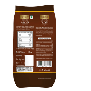 Patanjali Brown Basmati Rice (1 Kg) - Distacart