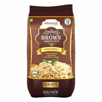 Thumbnail for Patanjali Brown Basmati Rice (1 Kg) - Distacart