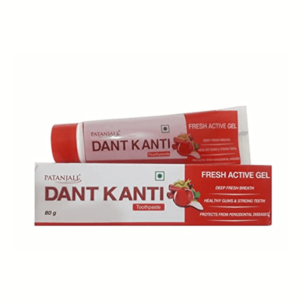 Patanjali Dant Kanti Fresh Active Gel (80 GM) - Distacart