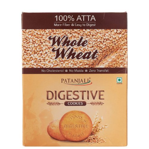 Patanjali Digestive Cookies (Pack of 4) - Distacart