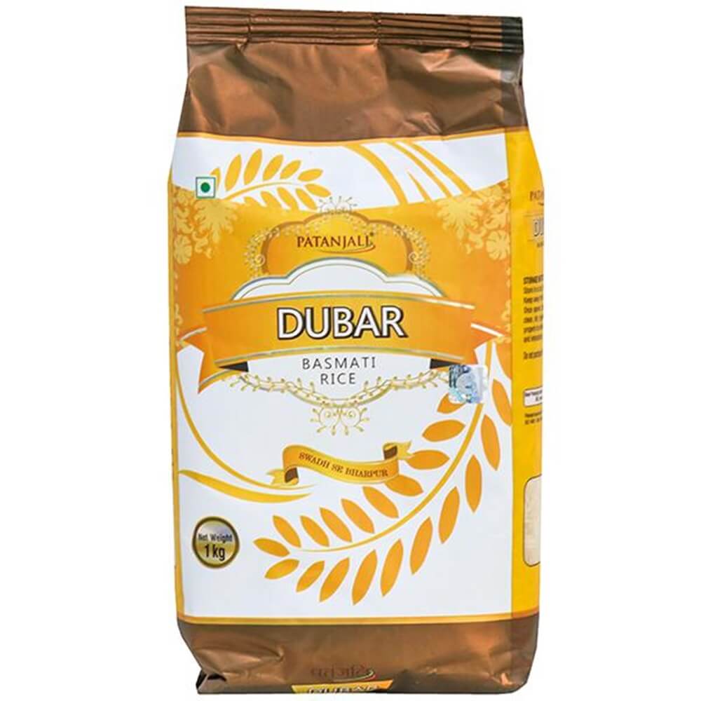 Patanjali Dubar Basmati Rice (1 kg) - Distacart
