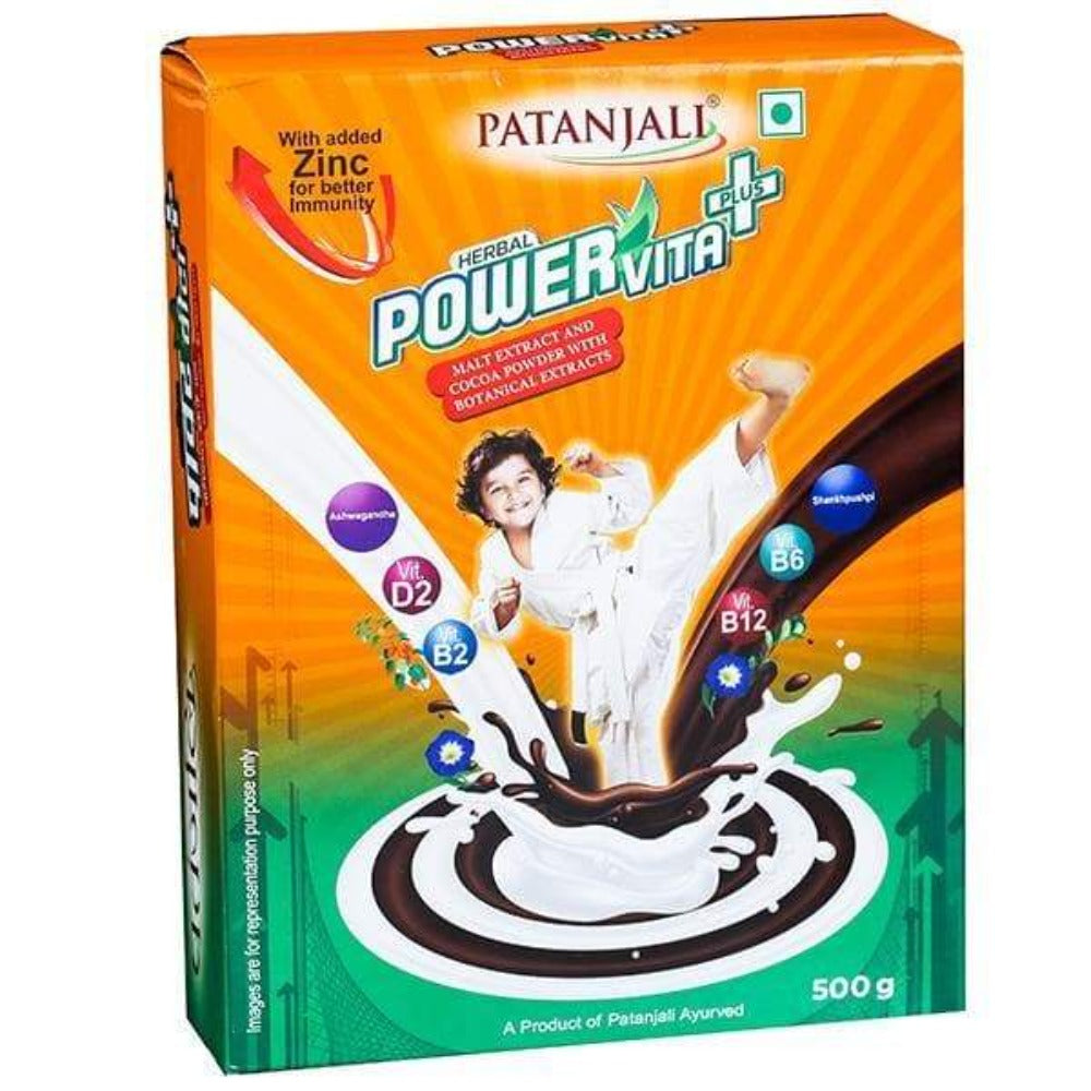 Patanjali Herbal Powervita Powder Plus Refill Pack - 500Gm - Distacart