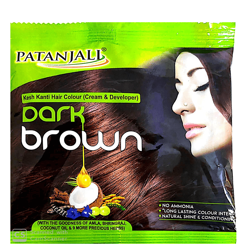 Patanjali Kesh Kanti Hair Colour (Cream & Developer) - 40 gram