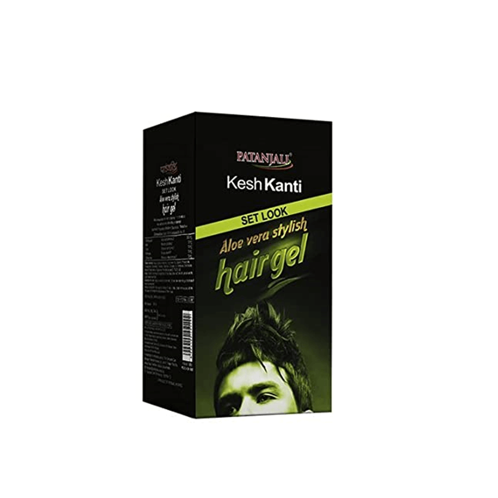 Patanjali Kesh Kanti Set Look Aloe Vera Stylish Hair Gel 60ml - Distacart
