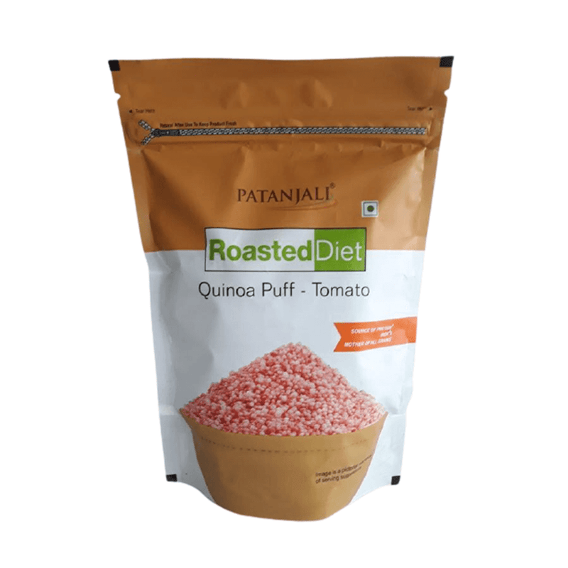 Patanjali Roasted Diet Quinoa Puff - Tomato and Masala Combo - Distacart