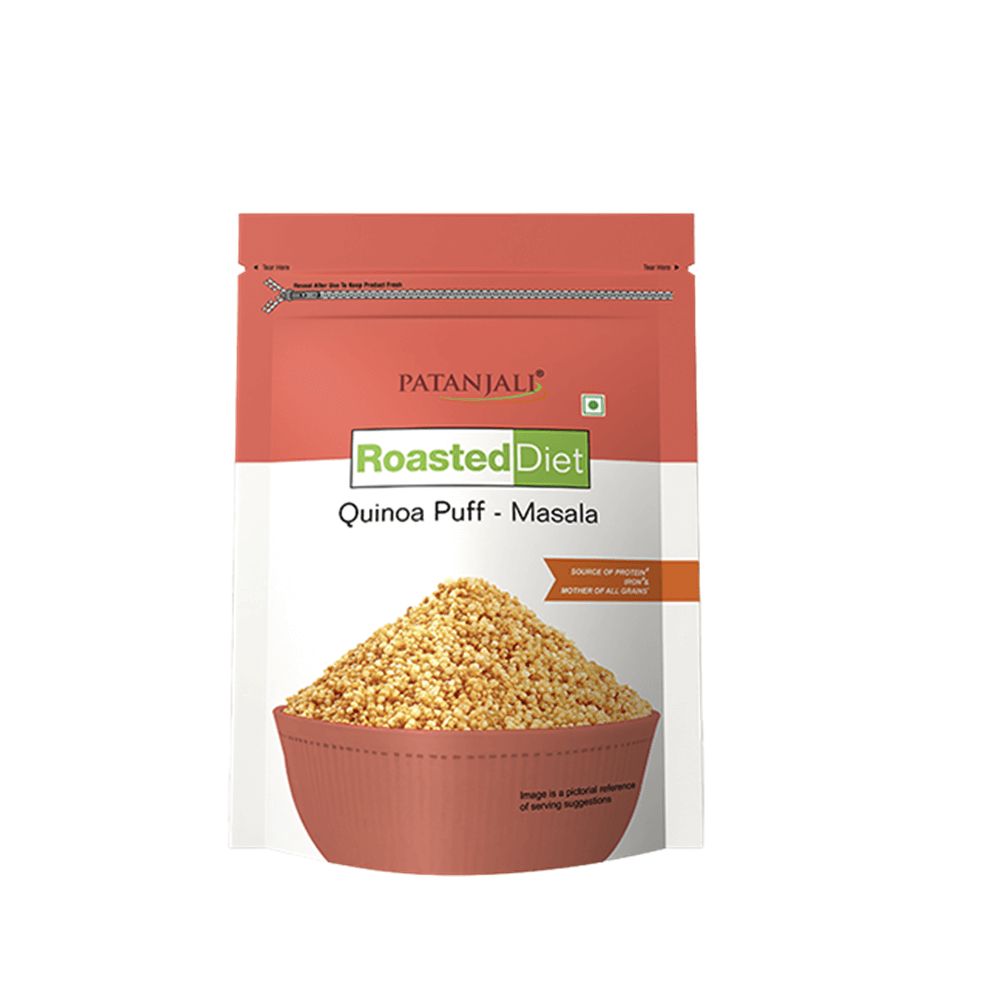 Patanjali Roasted Diet Quinoa Puff Masala Flavour - Distacart