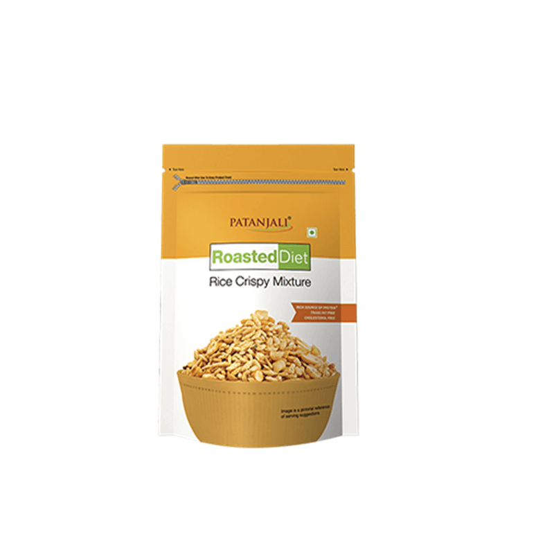 Patanjali Roasted Diet Rice Crispy Mixture (125 GM) - Distacart